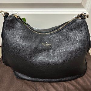 Kate Spade Finley Shoulder Bag in Black NWT